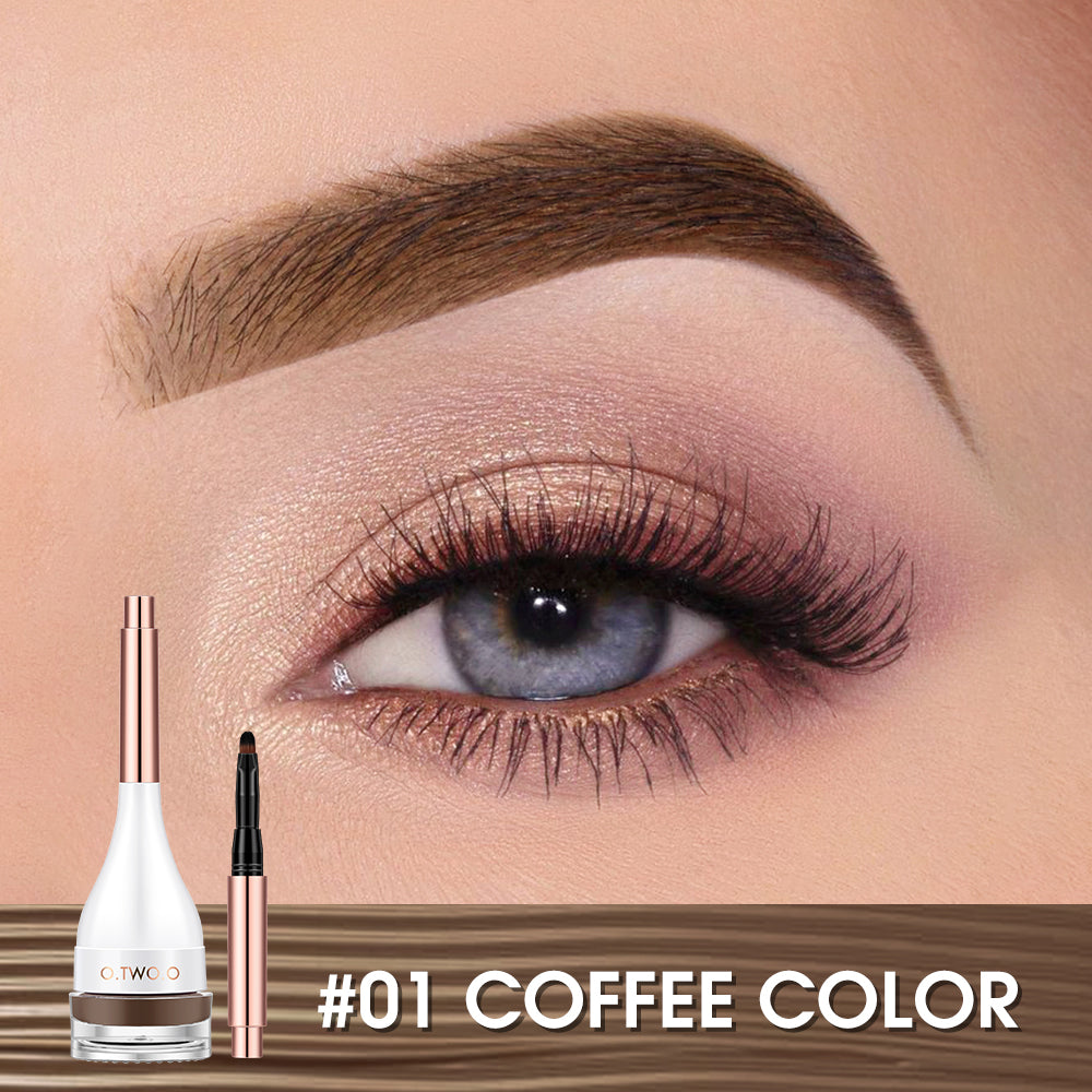 Gel Sourcils Sculptant 4 Couleurs avec Brosse | Sourcils Définis & Naturels