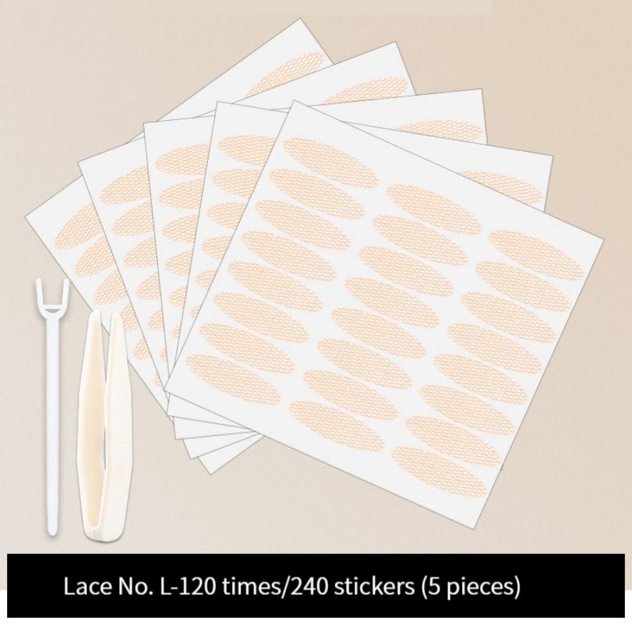 Stickers Double Paupière Dentelle Mesh | Regard Naturel & Maquillage Élégant