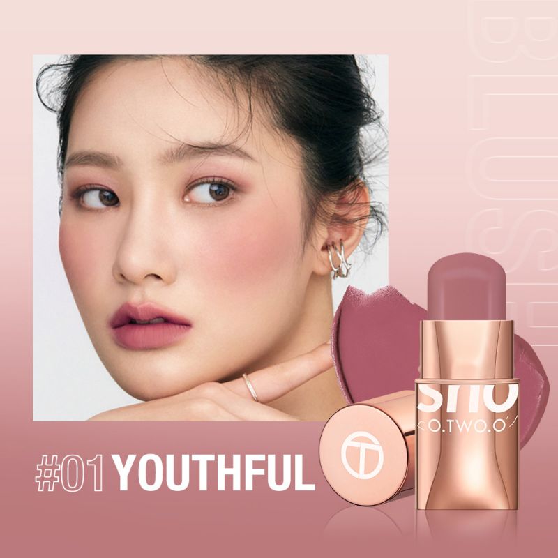 Vigorous and Smooth Powder Blusher Cream
