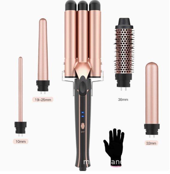 Bâtonnets de bouclage 5 en 1 | Boucles faciles sans chaleur pour cheveux naturels