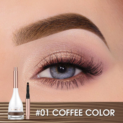 Gel Sourcils Sculptant 4 Couleurs avec Brosse | Sourcils Définis & Naturels