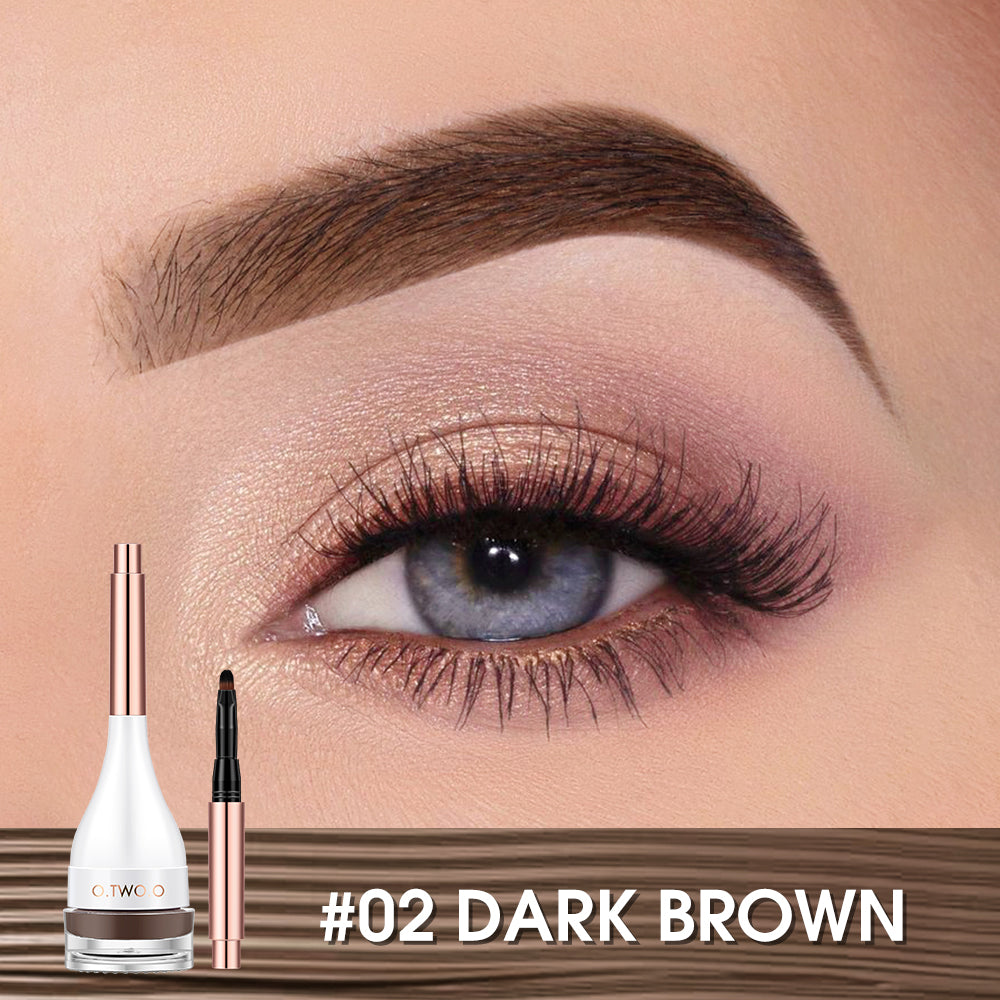 Gel Sourcils Sculptant 4 Couleurs avec Brosse | Sourcils Définis & Naturels
