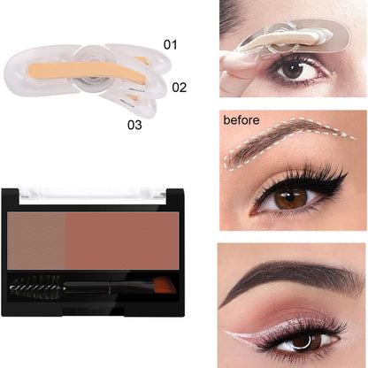 Poudre à Sourcils 2-en-1 Ajustable | Sourcils Définis & Naturels