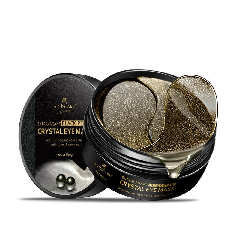 Masque Contour des Yeux Perle Noire | Regard Frais & Soin Hydratant
