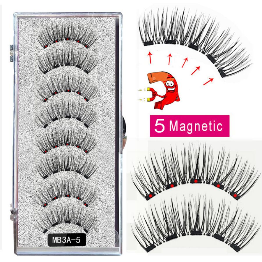 Faux Cils Magnétiques 3D | Regard Glamour & Pose Facile