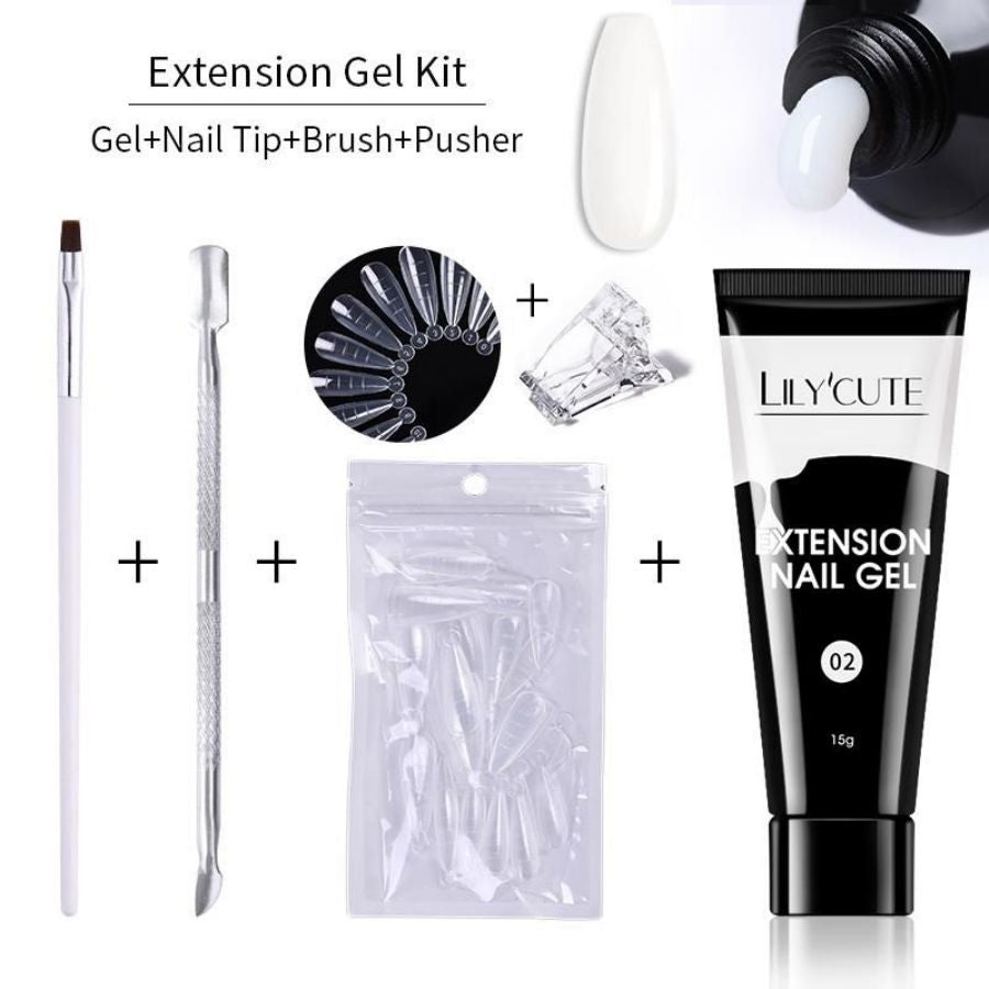 Kit Vernis Poly Gel pour Ongles | Manucure Professionnelle & Style Élégant