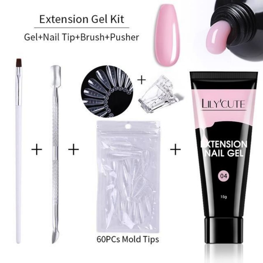 Kit Vernis Poly Gel pour Ongles | Manucure Professionnelle & Style Élégant