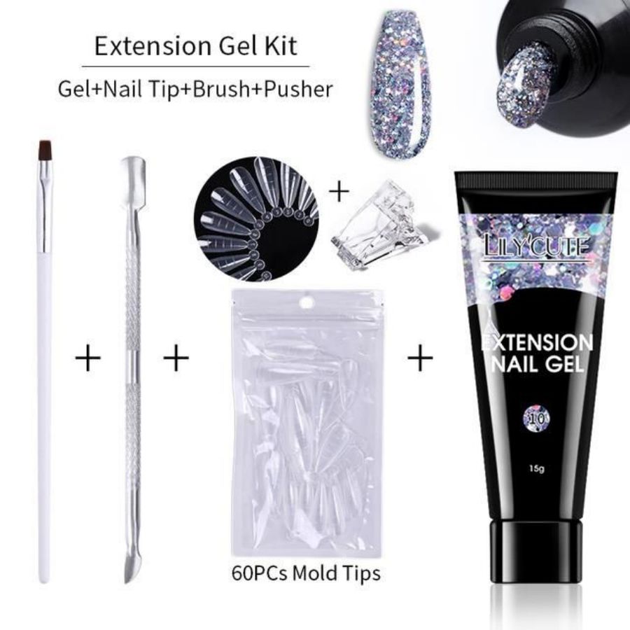 Kit Vernis Poly Gel pour Ongles | Manucure Professionnelle & Style Élégant