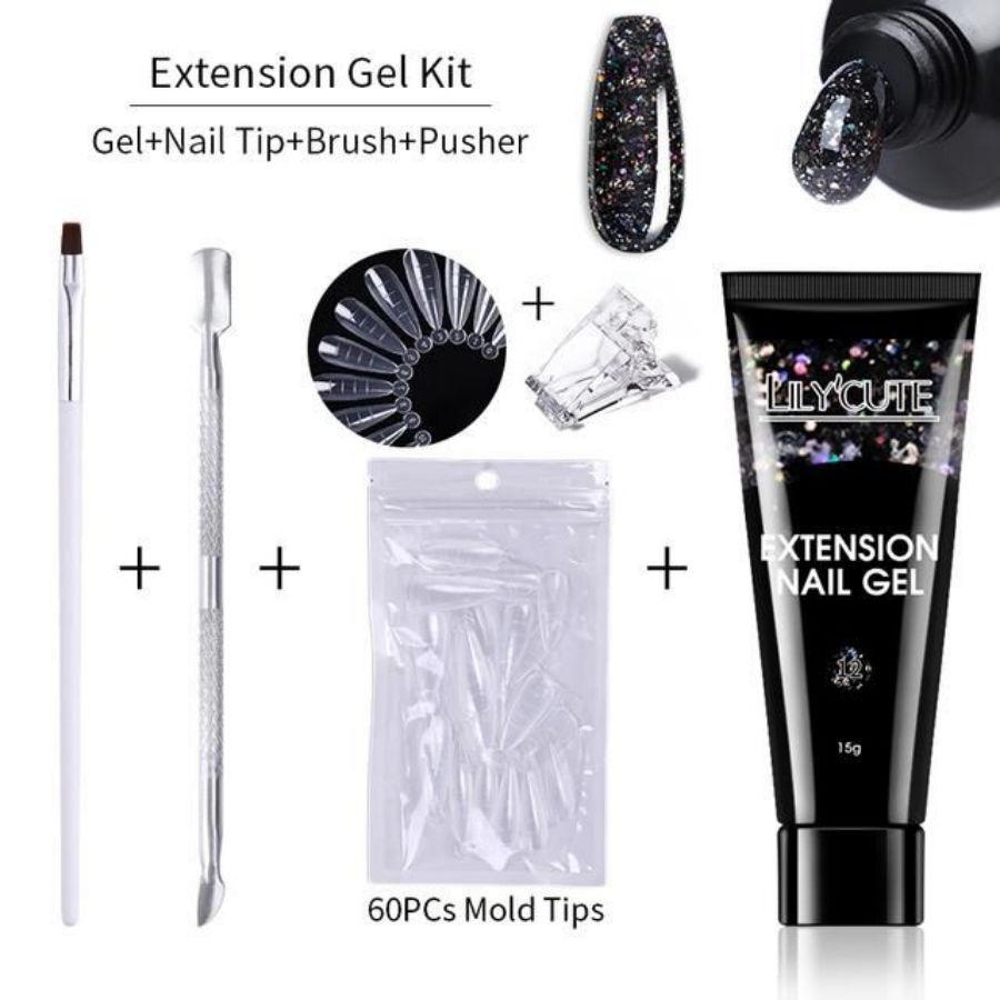 Kit Vernis Poly Gel pour Ongles | Manucure Professionnelle & Style Élégant