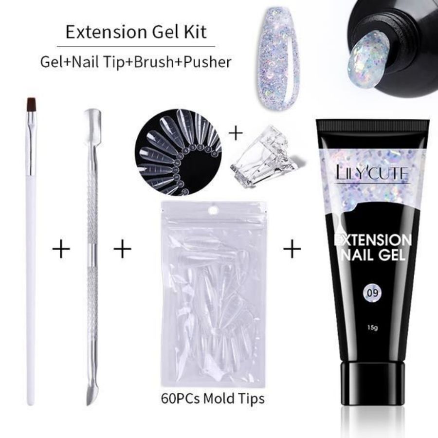 Kit Vernis Poly Gel pour Ongles | Manucure Professionnelle & Style Élégant