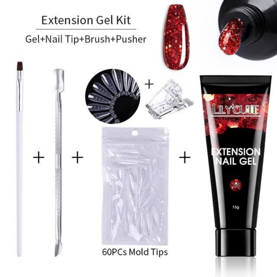Kit Vernis Poly Gel pour Ongles | Manucure Professionnelle & Style Élégant