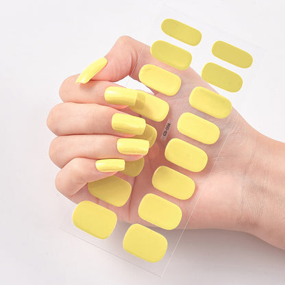 Stickers Ongles Couleur Unie | Manucure Simple & Élégante