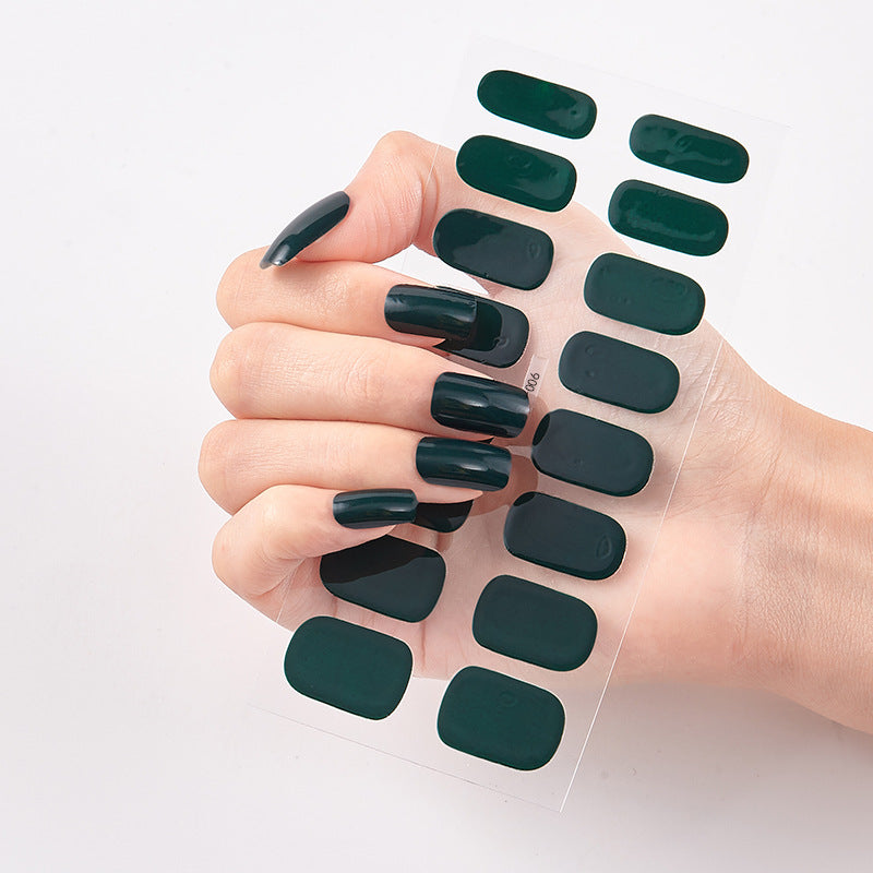 Stickers Ongles Couleur Unie | Manucure Simple & Élégante