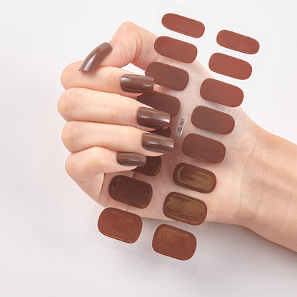 Stickers Ongles Couleur Unie | Manucure Simple & Élégante