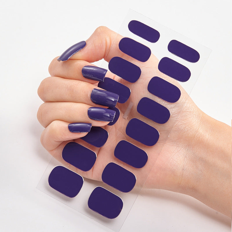 Stickers Ongles Couleur Unie | Manucure Simple & Élégante