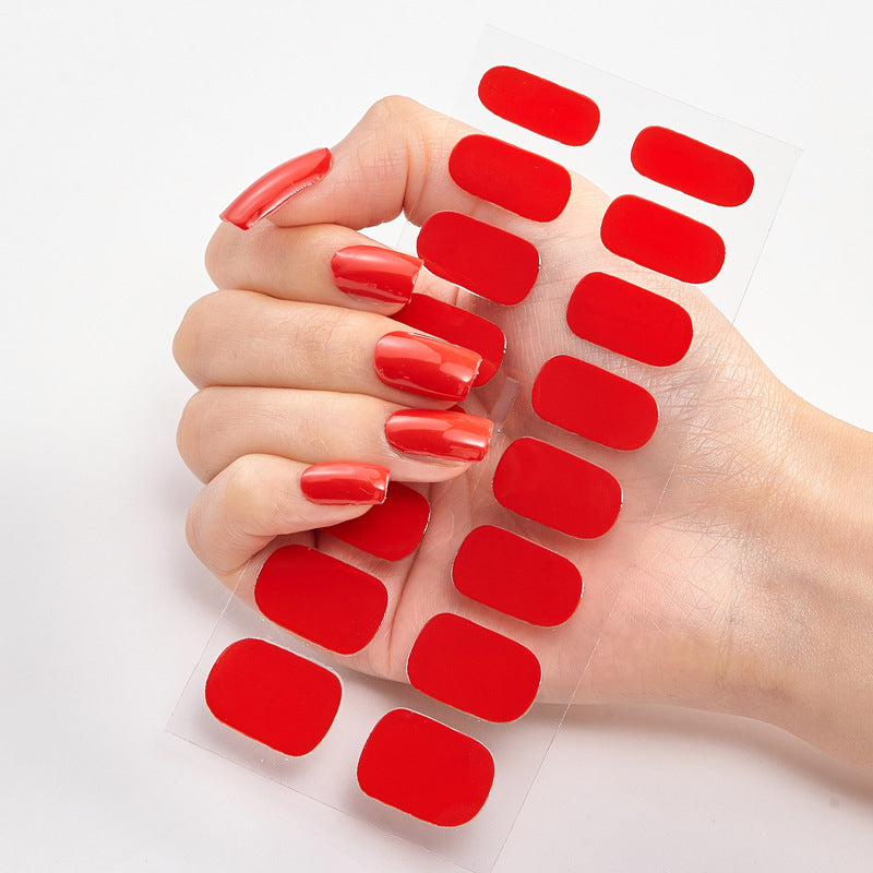 Stickers Ongles Couleur Unie | Manucure Simple & Élégante