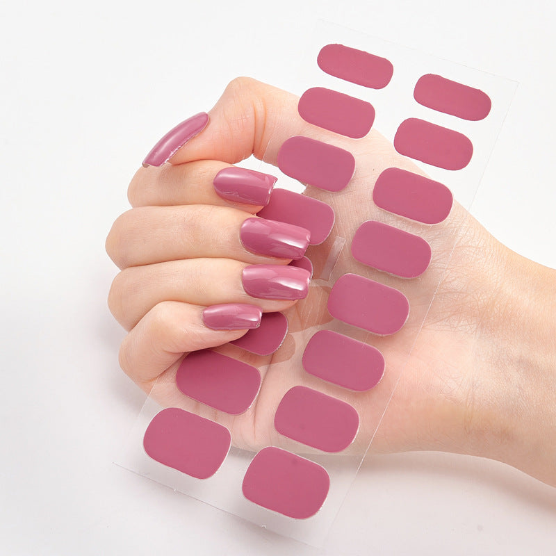 Stickers Ongles Couleur Unie | Manucure Simple & Élégante