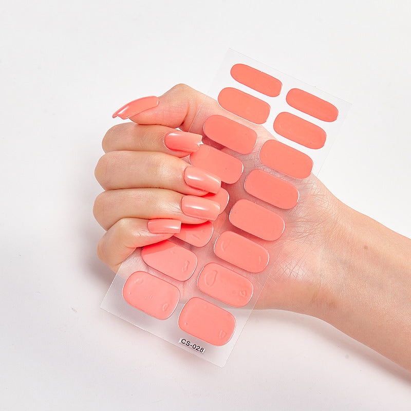 Stickers Ongles Couleur Unie | Manucure Simple & Élégante