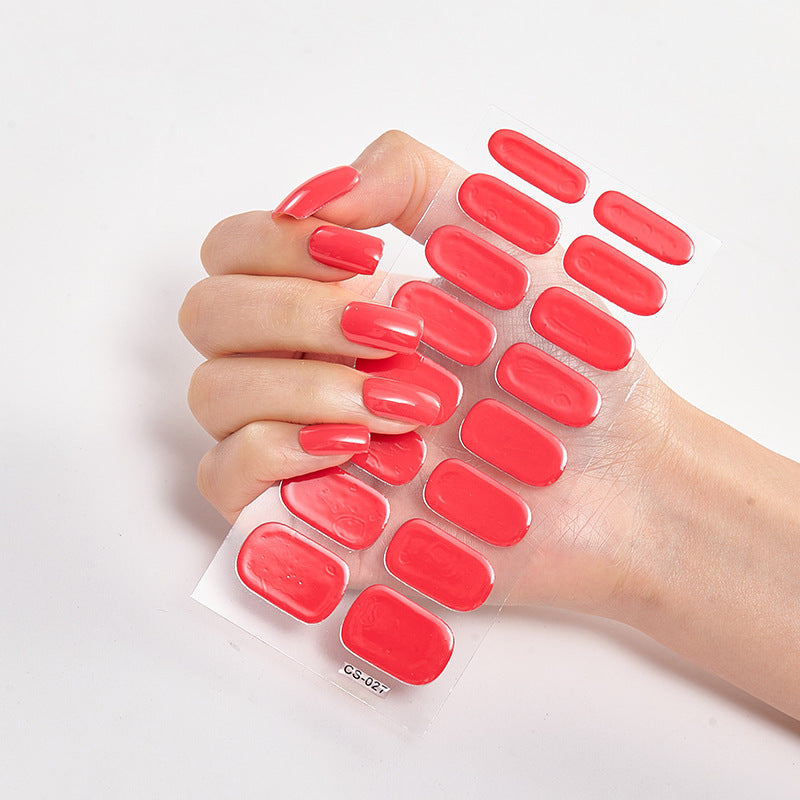Stickers Ongles Couleur Unie | Manucure Simple & Élégante