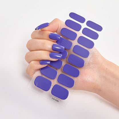 Stickers Ongles Couleur Unie | Manucure Simple & Élégante