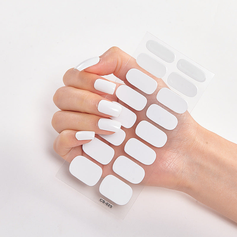 Stickers Ongles Couleur Unie | Manucure Simple & Élégante