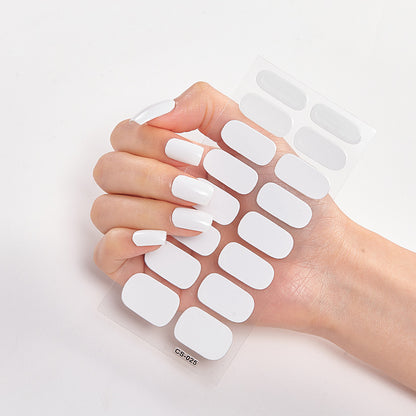Stickers Ongles Couleur Unie | Manucure Simple & Élégante