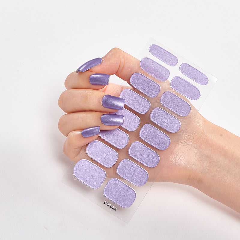 Stickers Ongles Couleur Unie | Manucure Simple & Élégante