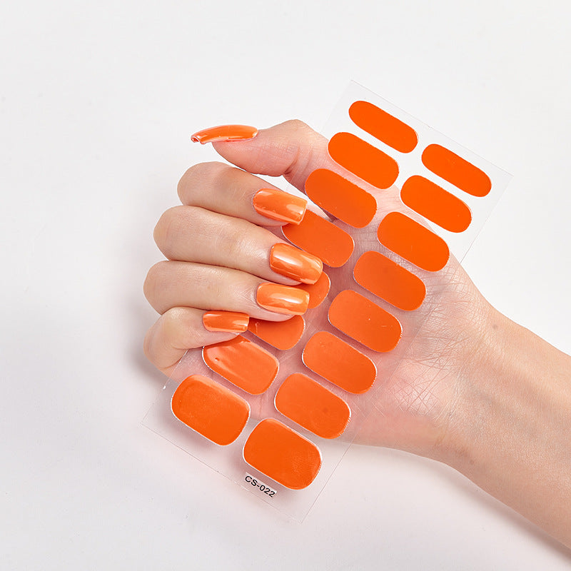Stickers Ongles Couleur Unie | Manucure Simple & Élégante