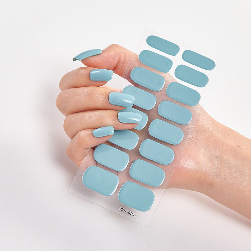 Stickers Ongles Couleur Unie | Manucure Simple & Élégante