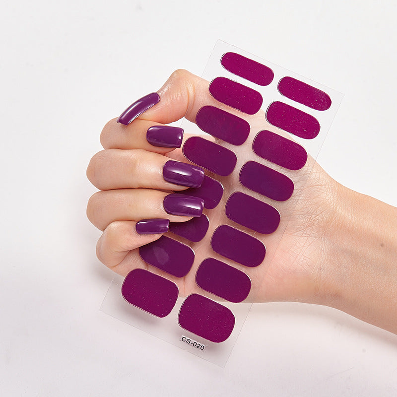 Stickers Ongles Couleur Unie | Manucure Simple & Élégante