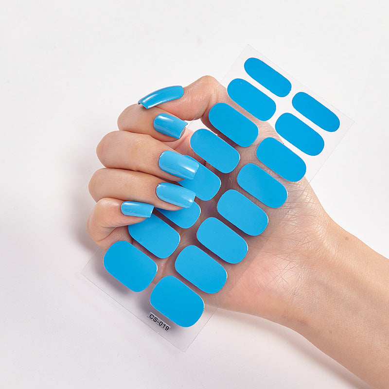 Stickers Ongles Couleur Unie | Manucure Simple & Élégante
