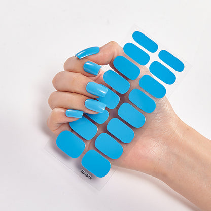 Stickers Ongles Couleur Unie | Manucure Simple & Élégante