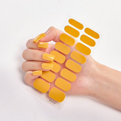 Stickers Ongles Couleur Unie | Manucure Simple & Élégante