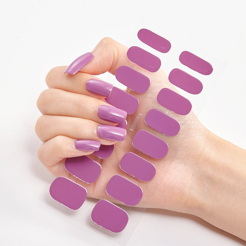 Stickers Ongles Couleur Unie | Manucure Simple & Élégante