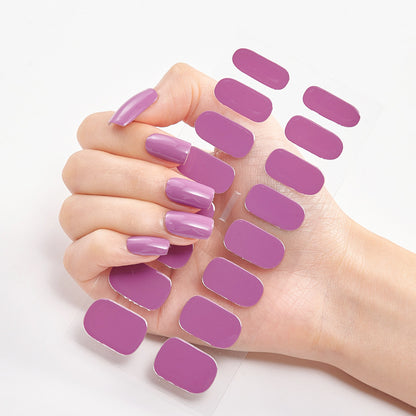 Stickers Ongles Couleur Unie | Manucure Simple & Élégante