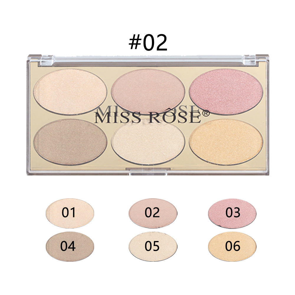 Palette Enlumineur 6-en-1 | Éclat Lumineux & Maquillage Sublimé