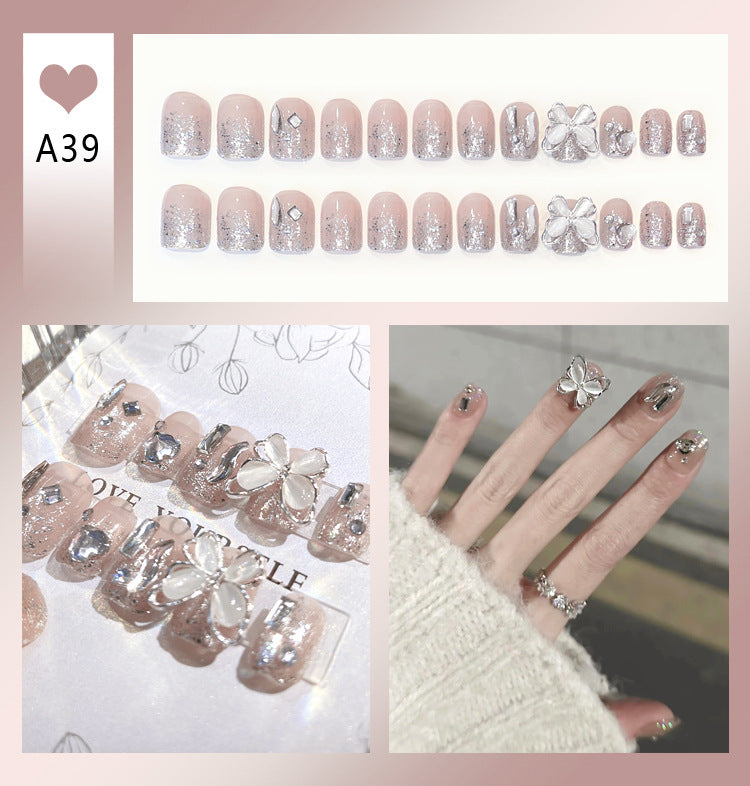 Faux Ongles Nœud Mignon | Manucure Adorable & Style Tendance