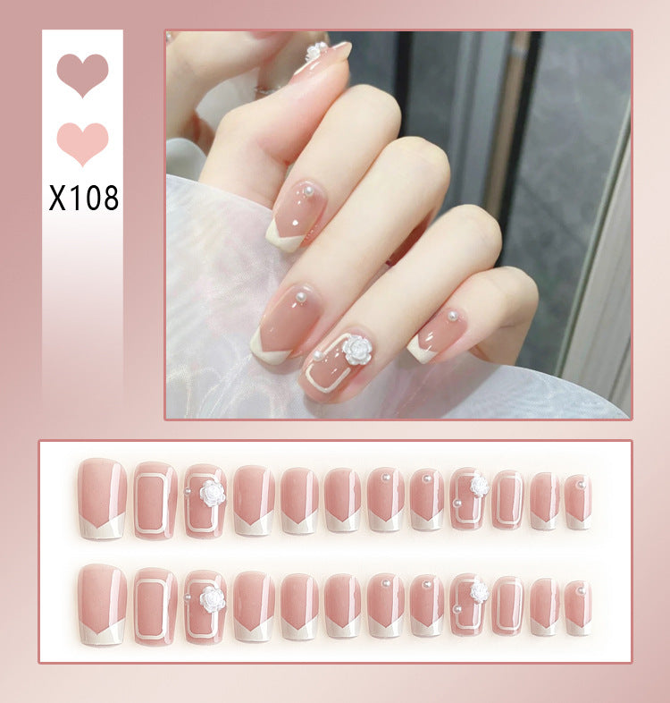 Faux Ongles Nœud Mignon | Manucure Adorable & Style Tendance