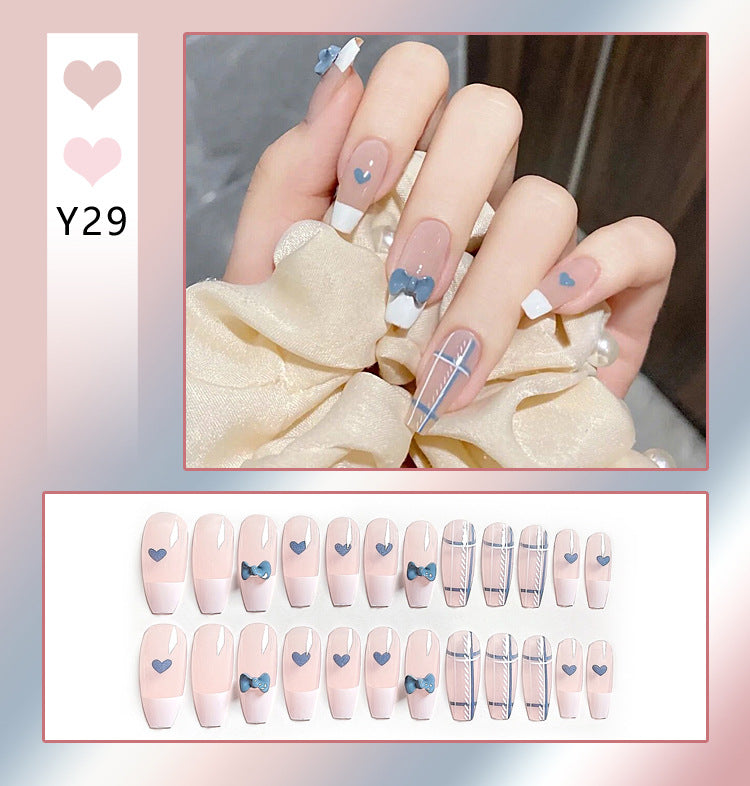 Faux Ongles Nœud Mignon | Manucure Adorable & Style Tendance