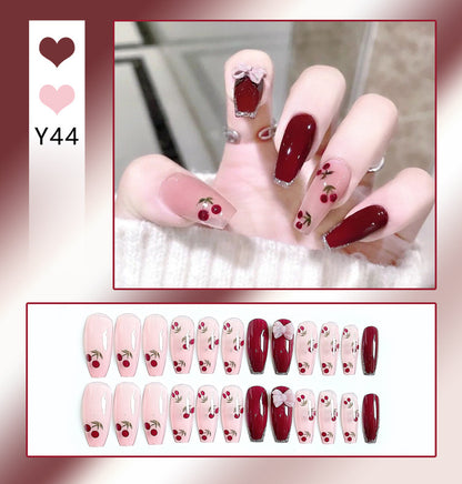 Faux Ongles Nœud Mignon | Manucure Adorable & Style Tendance