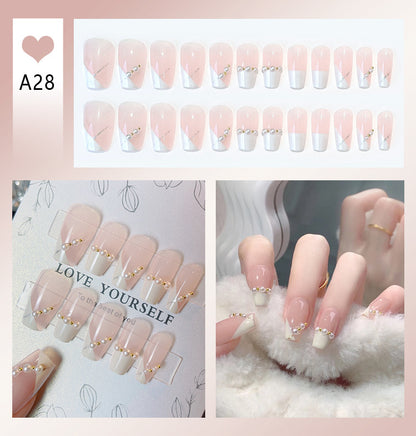 Faux Ongles Nœud Mignon | Manucure Adorable & Style Tendance