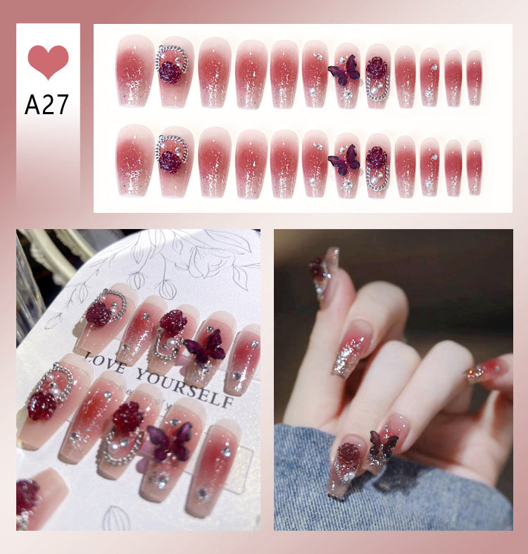 Faux Ongles Nœud Mignon | Manucure Adorable & Style Tendance