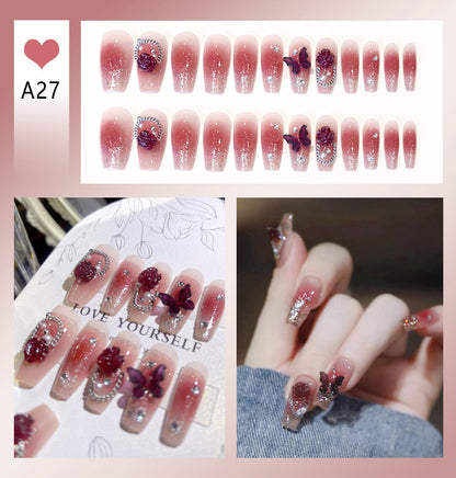 Faux Ongles Nœud Mignon | Manucure Adorable & Style Tendance