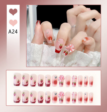 Faux Ongles Nœud Mignon | Manucure Adorable & Style Tendance