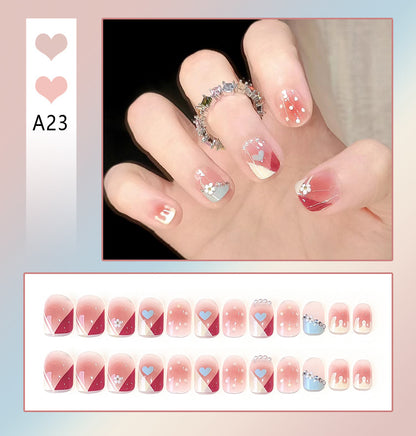 Faux Ongles Nœud Mignon | Manucure Adorable & Style Tendance