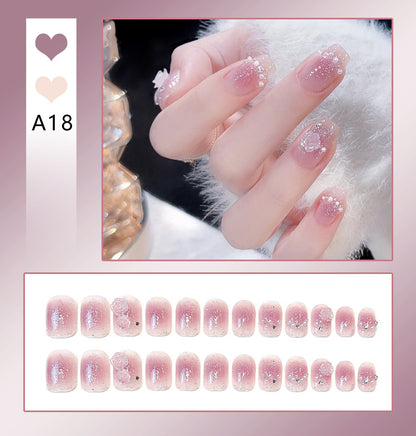 Faux Ongles Nœud Mignon | Manucure Adorable & Style Tendance