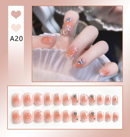 Faux Ongles Nœud Mignon | Manucure Adorable & Style Tendance