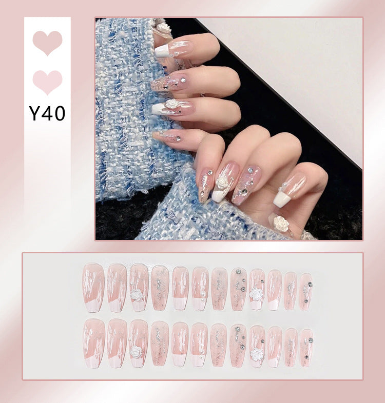 Faux Ongles Nœud Mignon | Manucure Adorable & Style Tendance