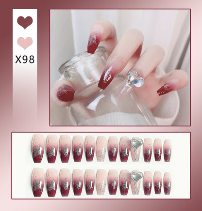 Faux Ongles Nœud Mignon | Manucure Adorable & Style Tendance