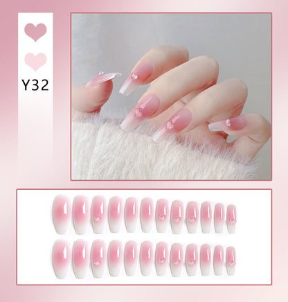 Faux Ongles Nœud Mignon | Manucure Adorable & Style Tendance